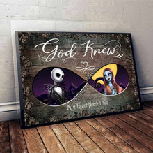 Load image into Gallery viewer, Personalized Nightmare Before Christmas Poster Gift for Couples
