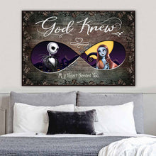 Load image into Gallery viewer, Personalized Nightmare Before Christmas Poster Gift for Couples
