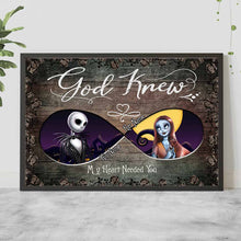 Load image into Gallery viewer, Personalized Nightmare Before Christmas Poster Gift for Couples

