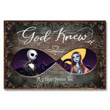Load image into Gallery viewer, Personalized Nightmare Before Christmas Poster Gift for Couples

