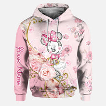 Load image into Gallery viewer, Personalized Minnie Mouse Hoodie and Leggings Set for Girls
