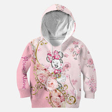 Load image into Gallery viewer, Personalized Minnie Mouse Hoodie and Leggings Set for Girls
