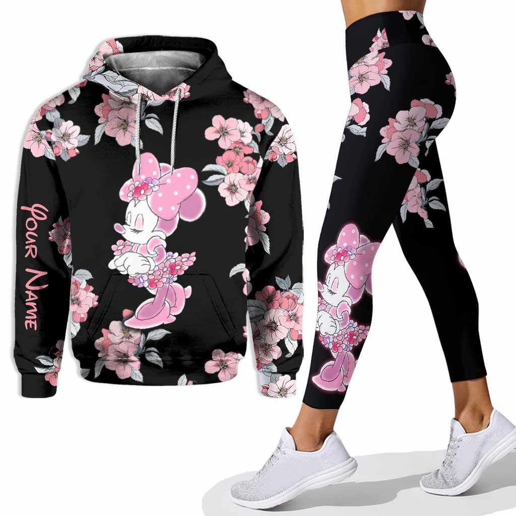 Personalized Mouse Hoodie and Leggings Set Custom Name Gift