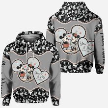 Load image into Gallery viewer, Personalized Mickey Mouse Hoodie and Leggings for Couples | Anniversary Gift
