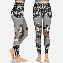 Load image into Gallery viewer, Personalized Mickey Mouse Hoodie and Leggings for Couples | Anniversary Gift
