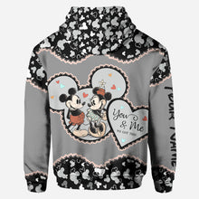 Load image into Gallery viewer, Personalized Mickey Mouse Hoodie and Leggings for Couples | Anniversary Gift

