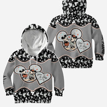Load image into Gallery viewer, Personalized Mickey Mouse Hoodie and Leggings for Couples | Anniversary Gift

