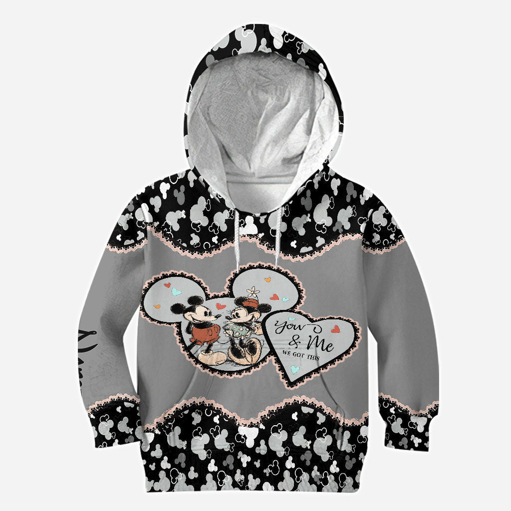Personalized Mickey Mouse Hoodie and Leggings for Couples | Anniversary Gift