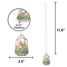 Load image into Gallery viewer, Personalized Magical Castle Car Ornament Custom Name Gift
