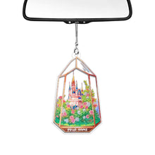 Load image into Gallery viewer, Personalized Magical Castle Car Ornament Custom Name Gift
