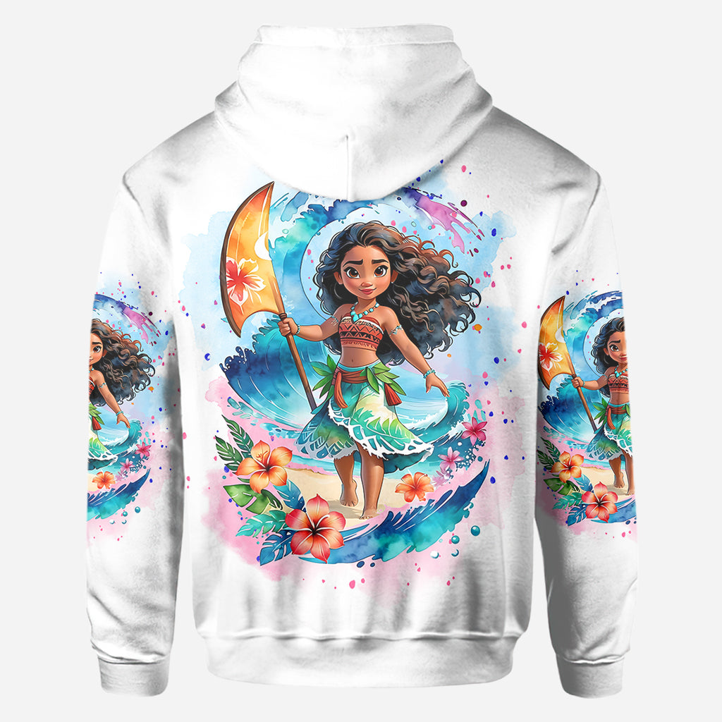 Personalized All Over Shirt with Sea Blossom Design for Women
