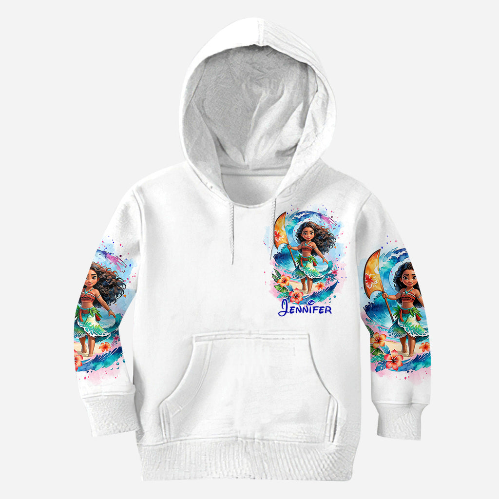 Personalized All Over Shirt with Sea Blossom Design for Women