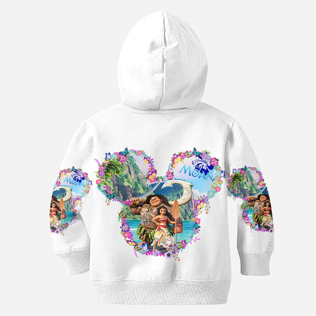Personalized Moana All Over Shirt Custom Name Gift Idea