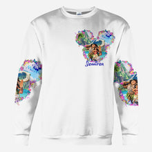 Load image into Gallery viewer, Personalized Moana All Over Shirt Custom Name Gift Idea
