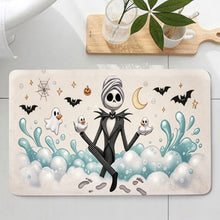 Load image into Gallery viewer, Personalized Nightmare Before Christmas Bathroom Curtain &amp; Mats Set
