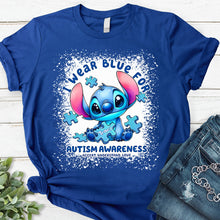 Load image into Gallery viewer, Personalized Autism Awareness T-shirt &amp; Hoodie with Custom Name
