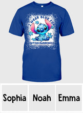 Load image into Gallery viewer, Personalized Autism Awareness T-shirt &amp; Hoodie with Custom Name
