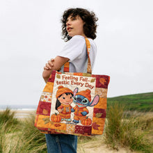 Load image into Gallery viewer, Personalized Quilted Tote Bag for Movie Fans - Fall Gift
