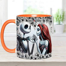 Load image into Gallery viewer, Personalized Accent Mug with Nightmare Design for Couples Gift
