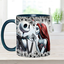 Load image into Gallery viewer, Personalized Accent Mug with Nightmare Design for Couples Gift
