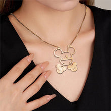 Load image into Gallery viewer, Personalized Mickey Mouse Necklace with Charms for Mom
