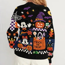 Load image into Gallery viewer, Personalized Knitted Cardigan Trick or Treat Gift for Her
