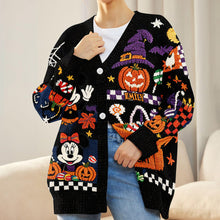 Load image into Gallery viewer, Personalized Knitted Cardigan Trick or Treat Gift for Her
