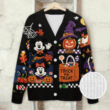 Load image into Gallery viewer, Personalized Knitted Cardigan Trick or Treat Gift for Her
