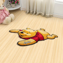 Load image into Gallery viewer, Personalized Tufted Rug Honey Bear Character Gift for Family
