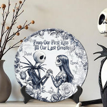 Load image into Gallery viewer, Personalized Nightmare Ceramic Plate Custom Name Gift for Couples
