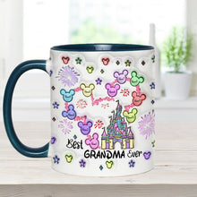 Load image into Gallery viewer, Personalized Accent Mug Best Grandma Ever Custom Names Gift
