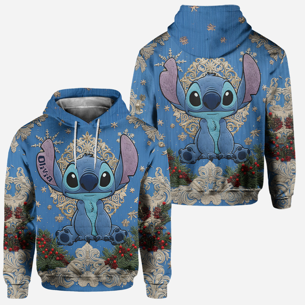 Personalized Ohana Hoodie and Leggings Set for Christmas