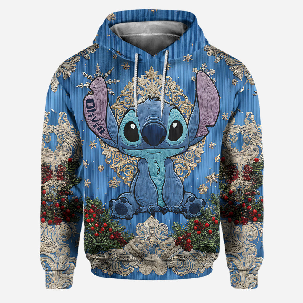 Personalized Ohana Hoodie and Leggings Set for Christmas