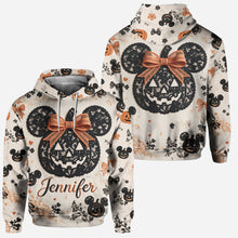 Load image into Gallery viewer, Personalized Halloween Mickey Mouse Hoodie &amp; Leggings Set | Custom Name Gift
