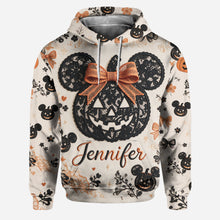 Load image into Gallery viewer, Personalized Halloween Mickey Mouse Hoodie &amp; Leggings Set | Custom Name Gift

