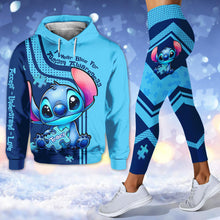 Load image into Gallery viewer, Personalized Autism Awareness Hoodie and Leggings Set for Kids/Adults - Custom Name Gift
