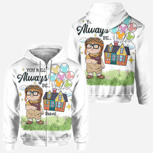 Load image into Gallery viewer, Personalized Couple All Over Shirt Custom Design Gift
