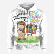Load image into Gallery viewer, Personalized Couple All Over Shirt Custom Design Gift
