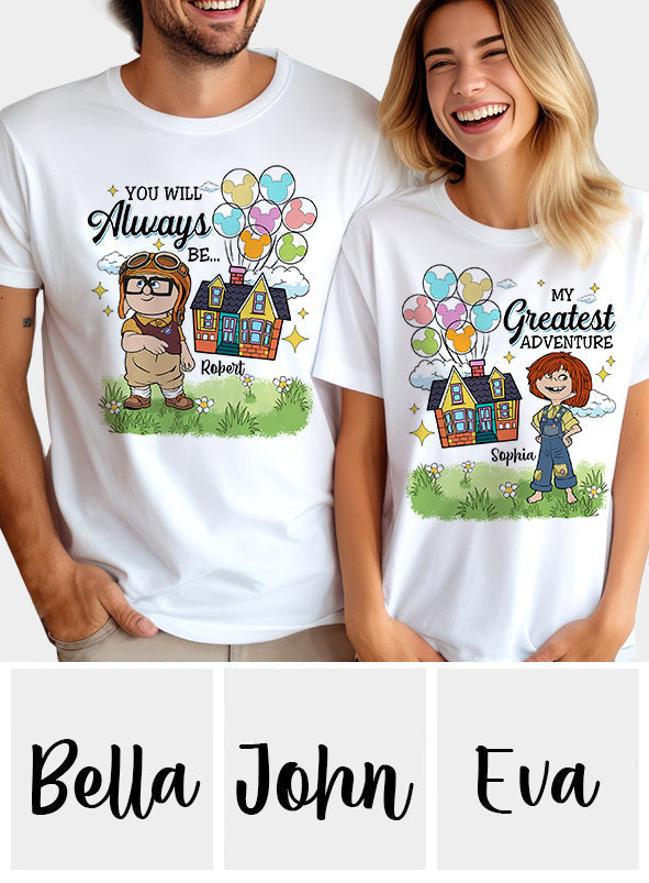 Personalized Couple All Over Shirt Custom Design Gift
