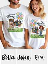 Load image into Gallery viewer, Personalized Couple All Over Shirt Custom Design Gift
