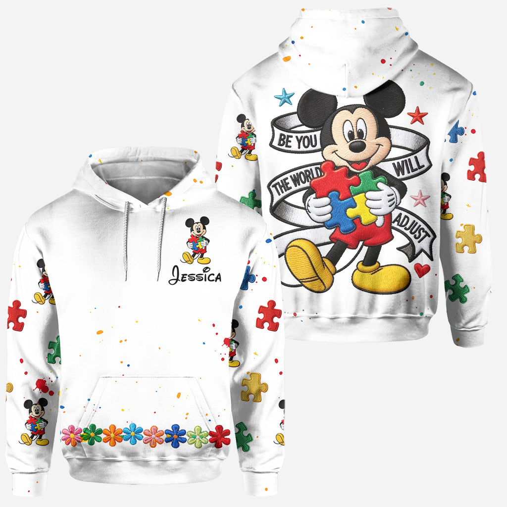 Personalized Autism Awareness Hoodie & Leggings Set for Her