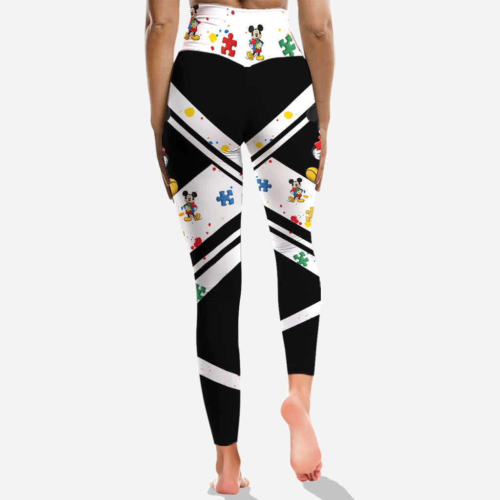 Personalized Autism Awareness Hoodie & Leggings Set for Her