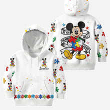 Load image into Gallery viewer, Personalized Autism Awareness Hoodie &amp; Leggings Set for Her
