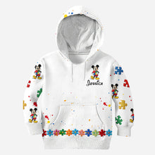 Load image into Gallery viewer, Personalized Autism Awareness Hoodie &amp; Leggings Set for Her
