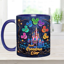 Load image into Gallery viewer, Personalized Accent Mug Best Grandma Ever Custom Names Gift
