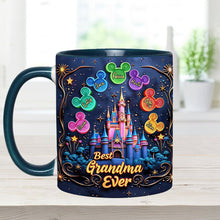 Load image into Gallery viewer, Personalized Accent Mug Best Grandma Ever Custom Names Gift
