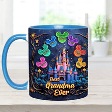 Load image into Gallery viewer, Personalized Accent Mug Best Grandma Ever Custom Names Gift
