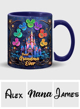 Load image into Gallery viewer, Personalized Accent Mug Best Grandma Ever Custom Names Gift
