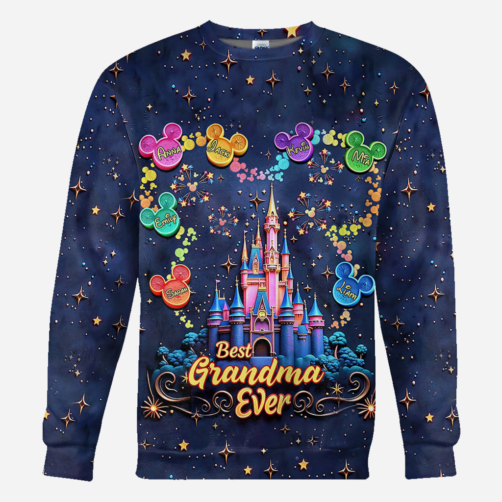Personalized Best Grandma Ever All Over Shirt Gift Idea