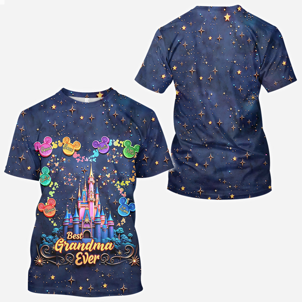 Personalized Best Grandma Ever All Over Shirt Gift Idea